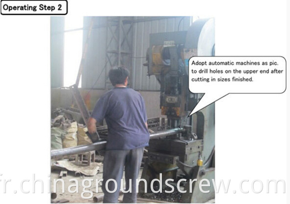 HDG ground screw 